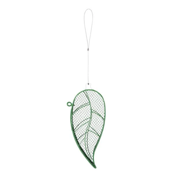 ESSCHERT DESIGN Vogelvoedselhanger Blad - Groen 4 ESSCHERT DESIGN Vogelvoedselhanger Blad - Groen - Afbeelding 2