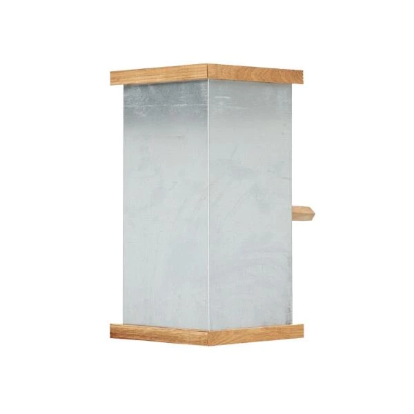 Esschert Design Voedertafel Op Paal Met Zinken Dak 4 Esschert Design Voedertafel Op Paal Met Zinken Dak - Afbeelding 3