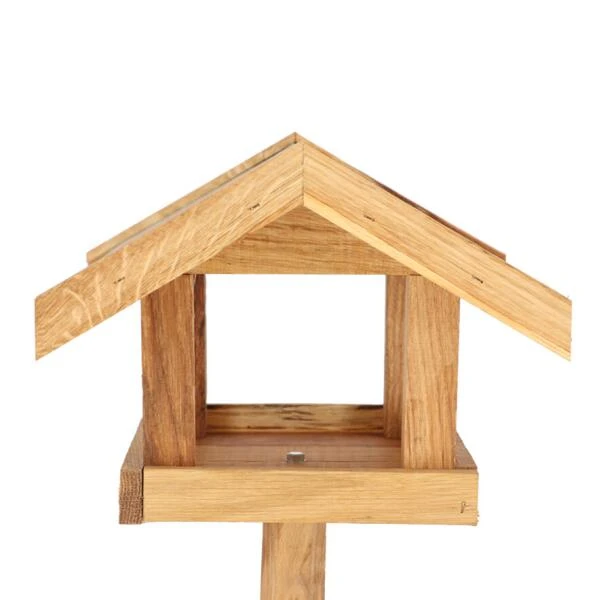 Esschert Design Voedertafel Op Paal Met Zinken Dak 5 Esschert Design Voedertafel Op Paal Met Zinken Dak - Afbeelding 4