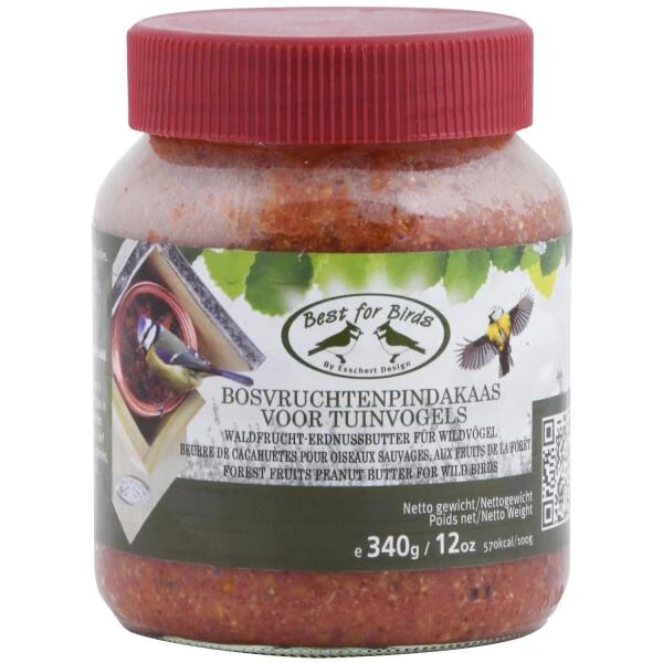 ESSCHERT DESIGN Bosvruchtenpindakaas Voor Tuinvogels 3 ESSCHERT DESIGN Bosvruchtenpindakaas Voor Tuinvogels