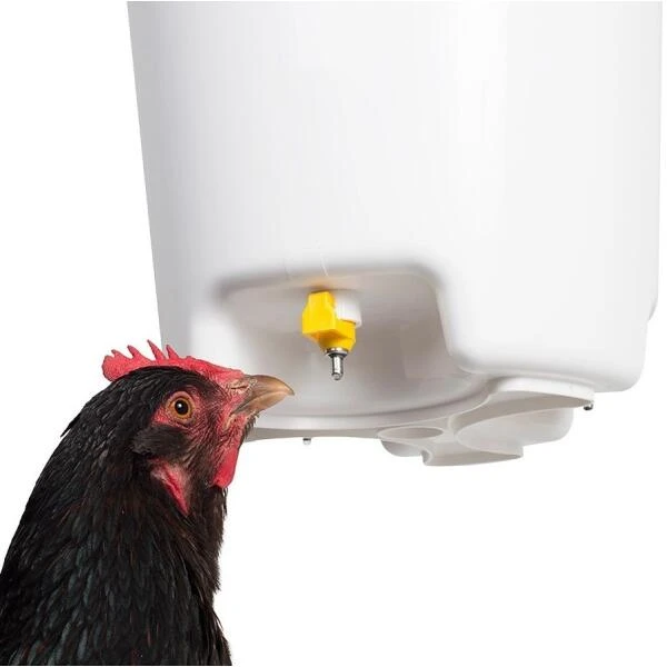 Drinkemmer Met Nippels - 12 Liter 4 Drinkemmer Met Nippels - 12 Liter - Afbeelding 2