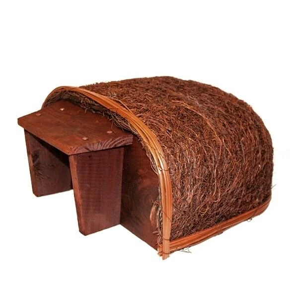 Egelhuis Naturel Met Houten Inkom 4 Egelhuis Naturel Met Houten Inkom - Afbeelding 2