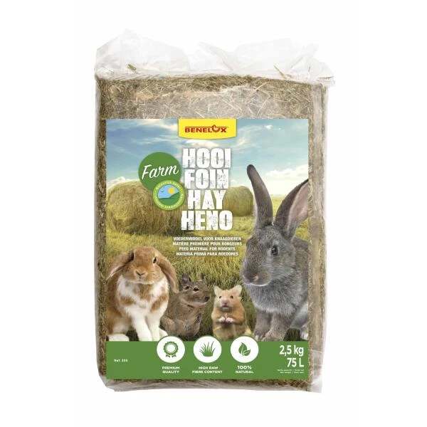 Hooi Voor Knaagdieren - 2,5 Kg 3 Hooi Voor Knaagdieren - 2,5 Kg