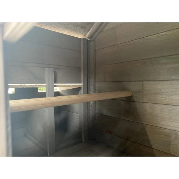 Kippenhok Chalet Flora Met Legnest - 126 × 62 × 107 Cm 7 Kippenhok Chalet Flora Met Legnest - 126 × 62 × 107 Cm - Afbeelding 5
