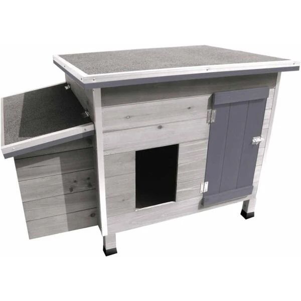 Kippenhok Ginger Grijs Voor 3 Kippen 3 Kippenhok Ginger Grijs Voor 3 Kippen