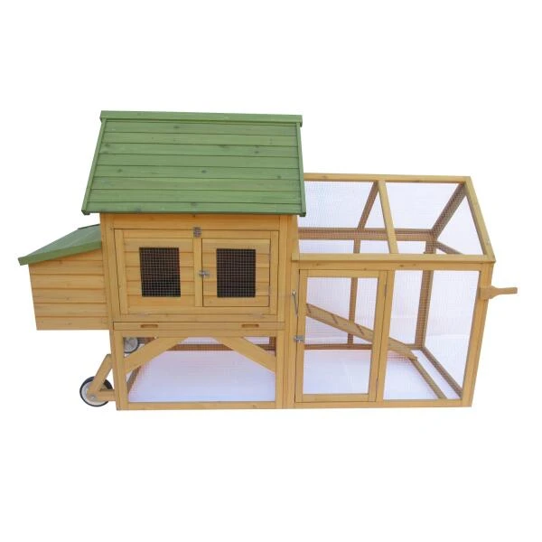 Kippenhok Irene Met Buitenren, Legnest En Overdekt Nachthok 3 Kippenhok Irene Met Buitenren, Legnest En Overdekt Nachthok