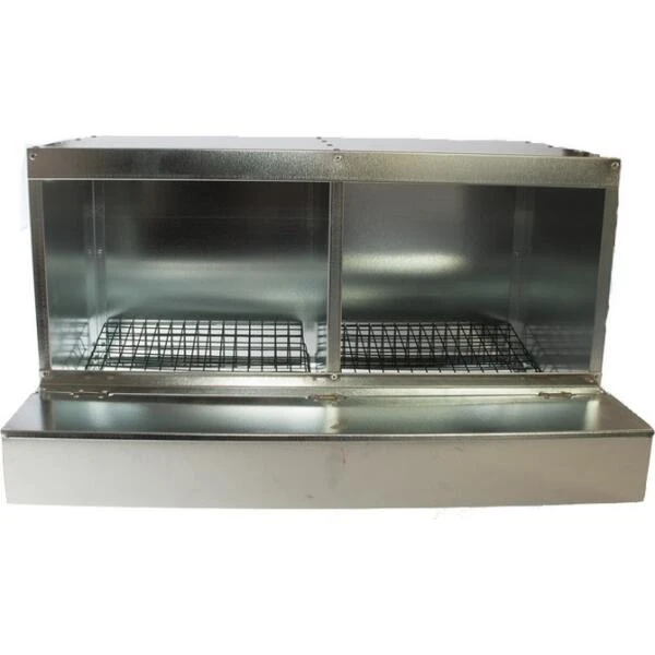 Legnest Dubbel - Legbak Gegalvaniseerd Voor 2 Kippen 3 Legnest Dubbel - Legbak Gegalvaniseerd Voor 2 Kippen