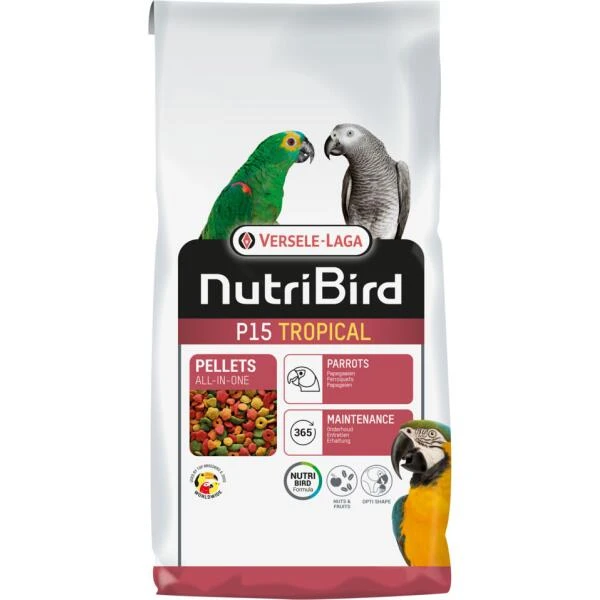 VERSELE-LAGA NutriBird P15 Tropical Papegaaien Onderhoudsvoer 10 Kg 3 VERSELE-LAGA NutriBird P15 Tropical Papegaaien Onderhoudsvoer 10 Kg