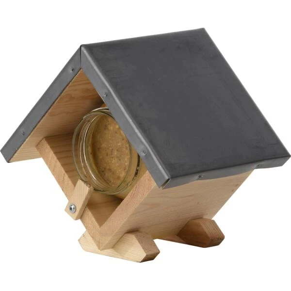 ESSCHERT DESIGN Pindakaashuisje Vierkant - Zinken Dak 3 ESSCHERT DESIGN Pindakaashuisje Vierkant - Zinken Dak