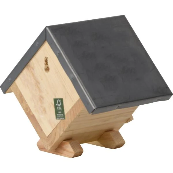 ESSCHERT DESIGN Pindakaashuisje Vierkant - Zinken Dak 4 ESSCHERT DESIGN Pindakaashuisje Vierkant - Zinken Dak - Afbeelding 2