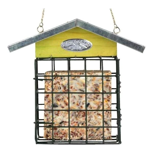 ESSCHERT DESIGN Vetblokhouder Met Zinken Dak 4 ESSCHERT DESIGN Vetblokhouder Met Zinken Dak - Afbeelding 2