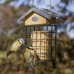 ESSCHERT DESIGN Vetblokhouder Met Zinken Dak 9 ESSCHERT DESIGN Vetblokhouder Met Zinken Dak -Tuinadvies vetblokhouder met zinken dak 1548681335 1 600