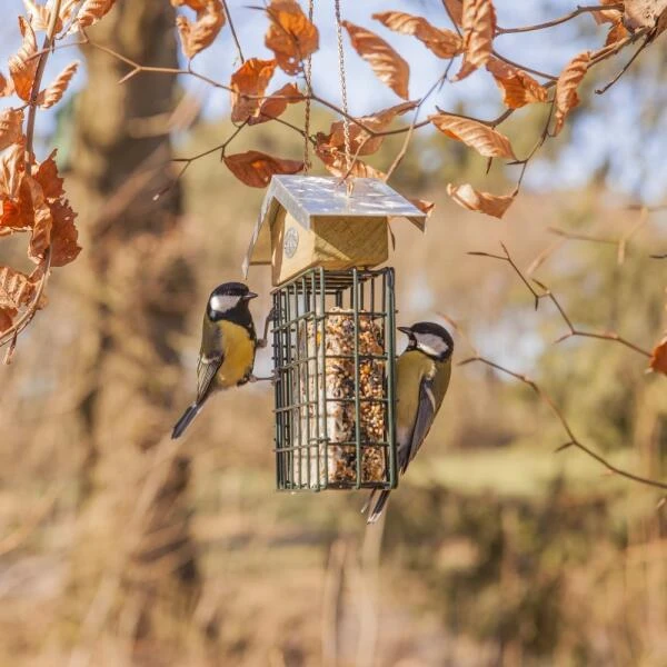 ESSCHERT DESIGN Vetblokhouder Met Zinken Dak 6 ESSCHERT DESIGN Vetblokhouder Met Zinken Dak - Afbeelding 4