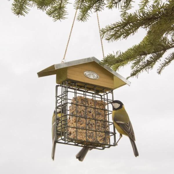 ESSCHERT DESIGN Vetblokhouder Met Zinken Dak 7 ESSCHERT DESIGN Vetblokhouder Met Zinken Dak - Afbeelding 5