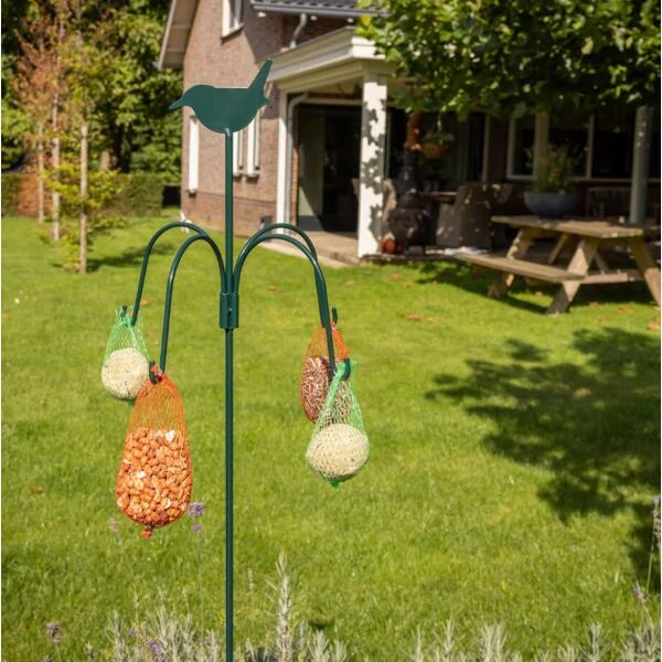 ESSCHERT DESIGN Voederhanger Voor Vogels Grondpin 3 ESSCHERT DESIGN Voederhanger Voor Vogels Grondpin
