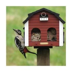 Vogelvoederhuis Landelijke Stijl - Barn Red 10 Vogelvoederhuis Landelijke Stijl - Barn Red -Tuinadvies voederhuis barn red 1675164388 1 600