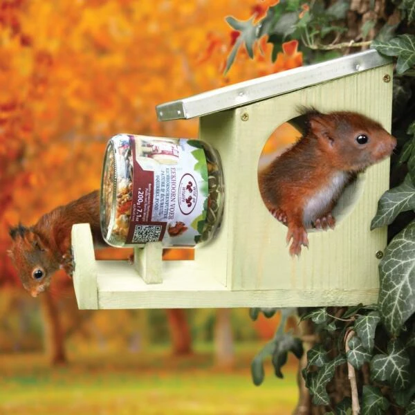 ESSCHERT DESIGN Voederhuis Voor Eekhoornvoederpot 2 ESSCHERT DESIGN Voederhuis Voor Eekhoornvoederpot