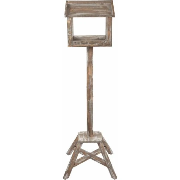 Vogelhuis Op Poot - Hout 3 Vogelhuis Op Poot - Hout