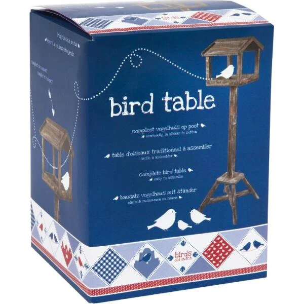 Vogelhuis Op Poot - Hout 4 Vogelhuis Op Poot - Hout - Afbeelding 2