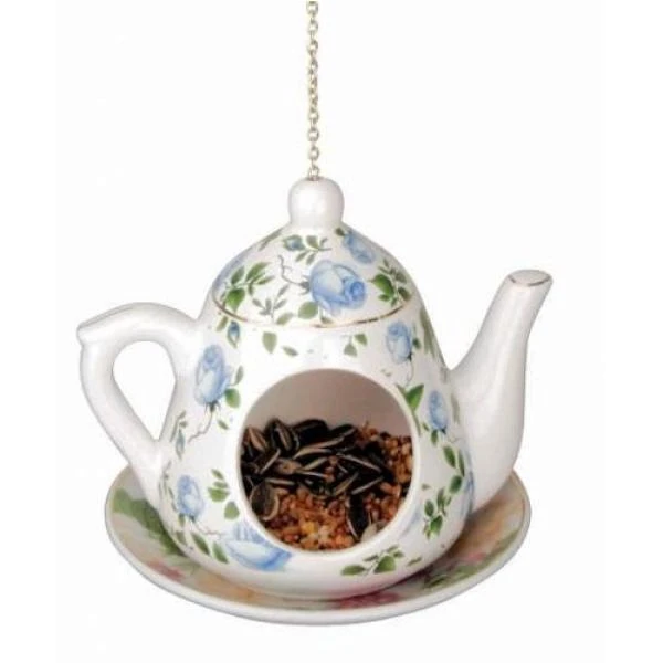 ESSCHERT DESIGN Vogelvoeder Theepot 4 ESSCHERT DESIGN Vogelvoeder Theepot - Afbeelding 2